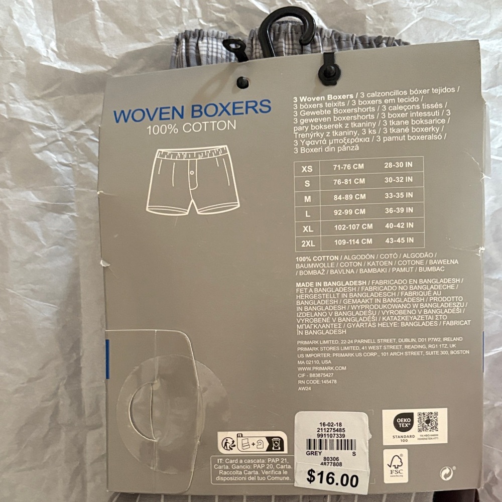 Primark  Gray Boxers Set - Picture 5 of 5